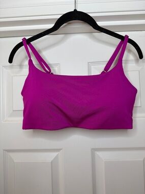 Athleta Double-Strap Bikini Top in Bright Magenta